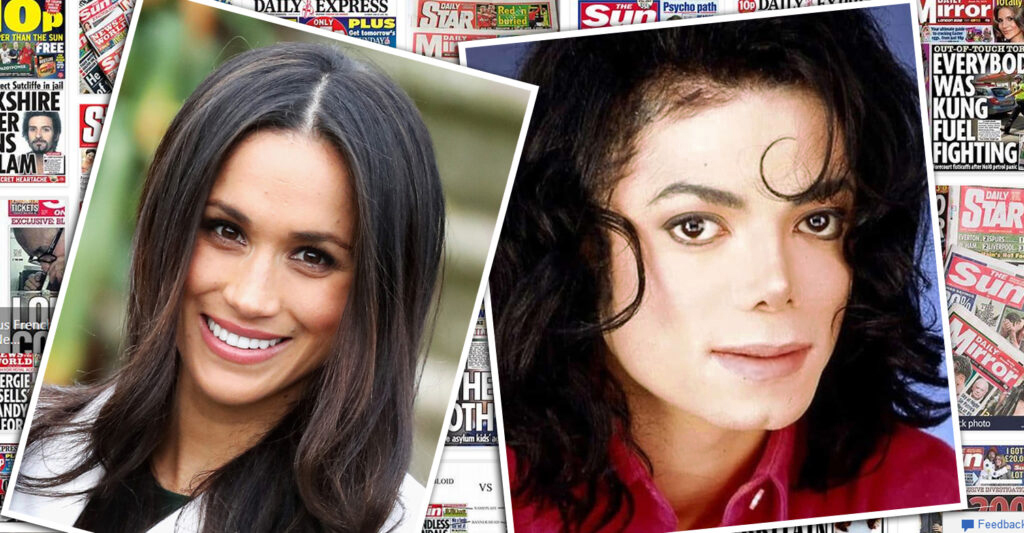 British tabloids targeted Meghan Markle and the late Michael Jackson